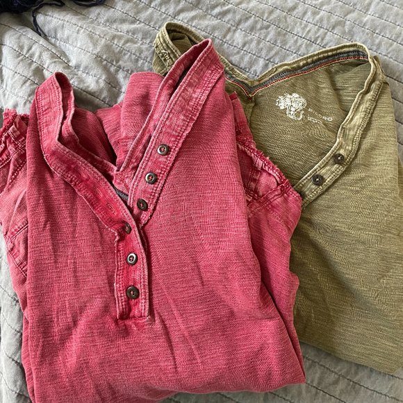 Pilcro Tops - Pilcro Long Sleeve Shirts Size Large - Lot Bundle of 2
